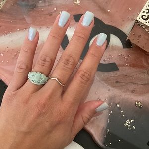 Silicone Mint Green Ring size 6